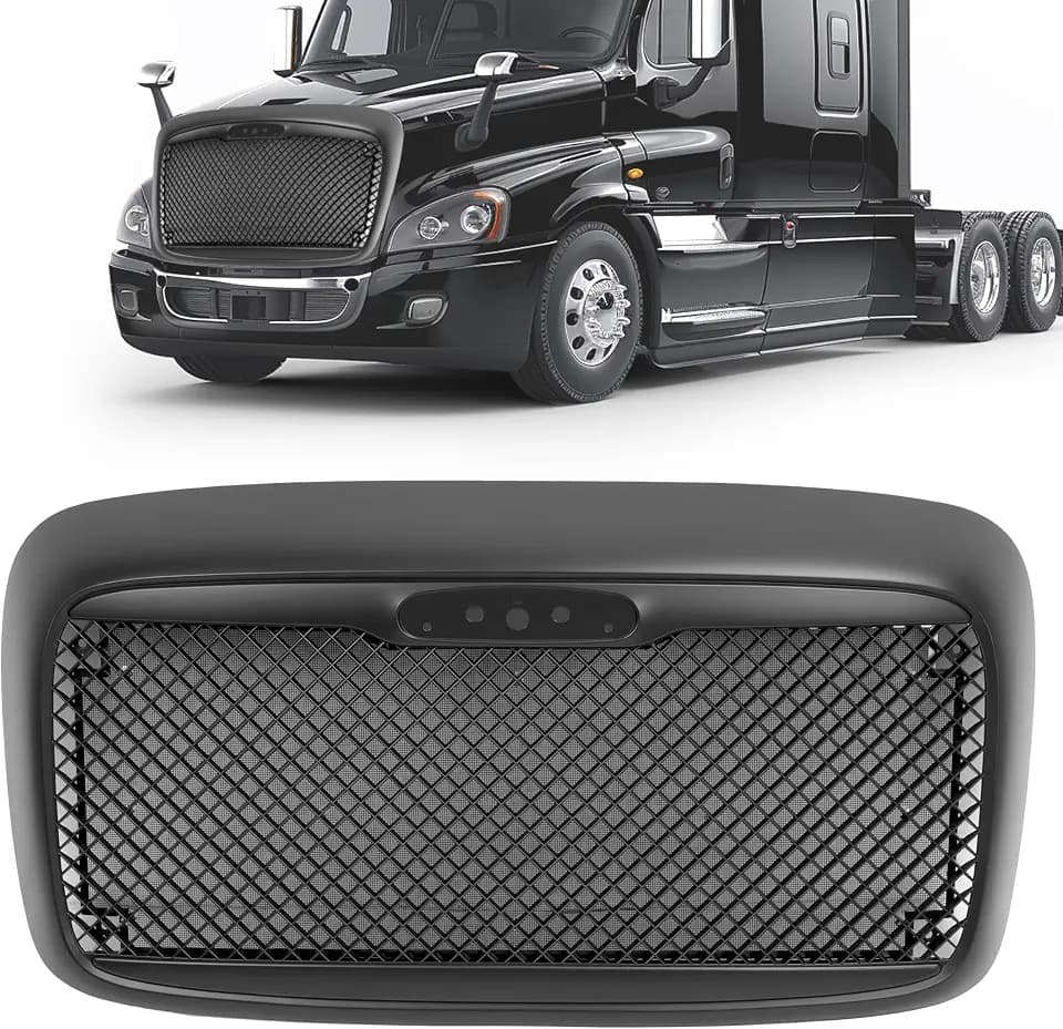HECASA Grille Grill Compatible with 2000-2016 Freightliner Columbia