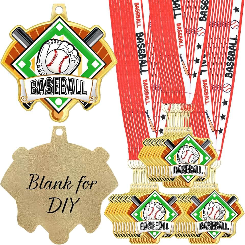 12/24/36/100 Pcs 2.56" Award Medals Bulk