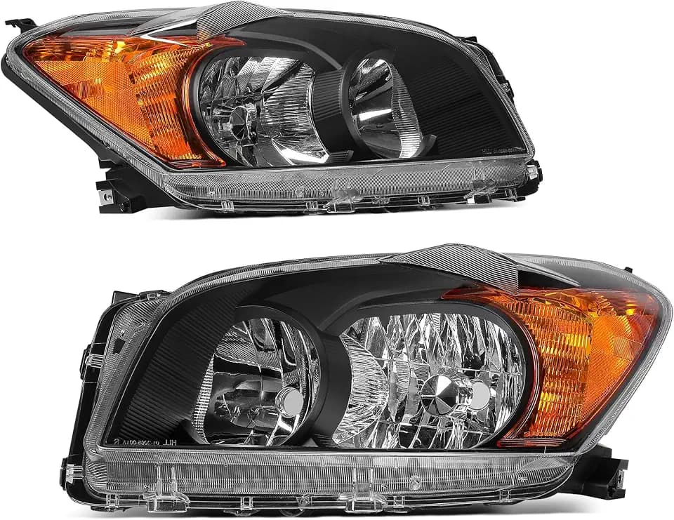 AUTOSAVER88 Headlight Assembly Compatible with 2009-2012 Toyota RAV4 Base