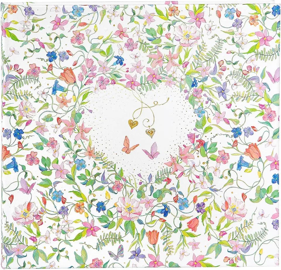 goldbuch 50035 Gästebuch Charming Heart, Hochzeitsbuch 24,5 x 22,5 x 3,5 cm
