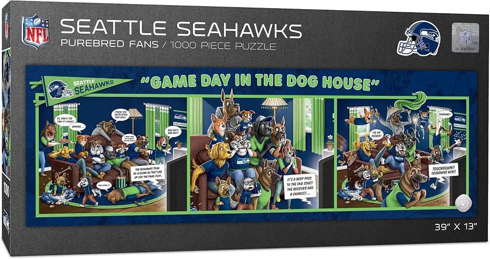 YouTheFan NFL Game Day in The Dog House - 1000pc Puzzle