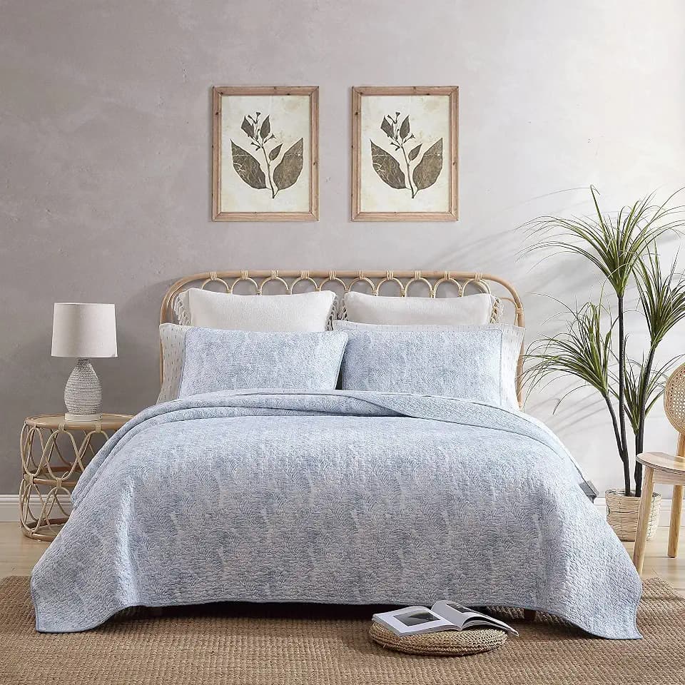 Tommy Bahama - King Quilt Set with Shams, Lightweight Bedding