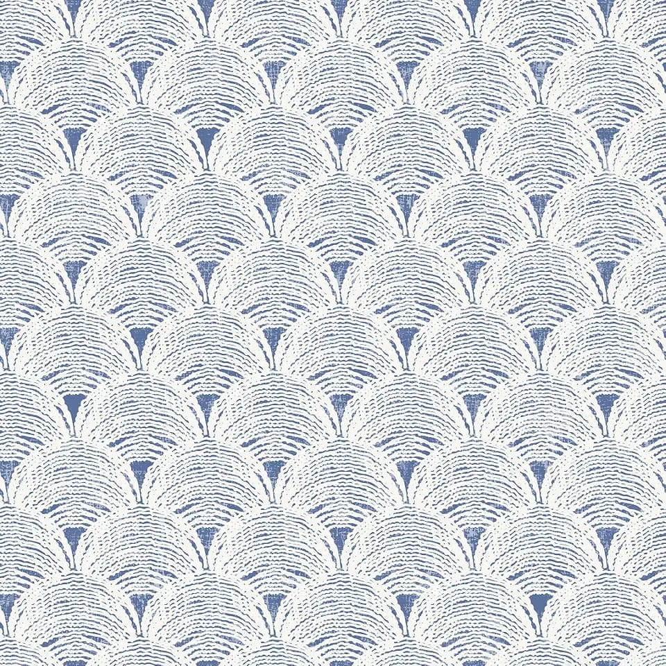 NuWallpaper x Lili WhittWhitt Navy Sunburst Peel & Stick Wallpaper, LLS4116