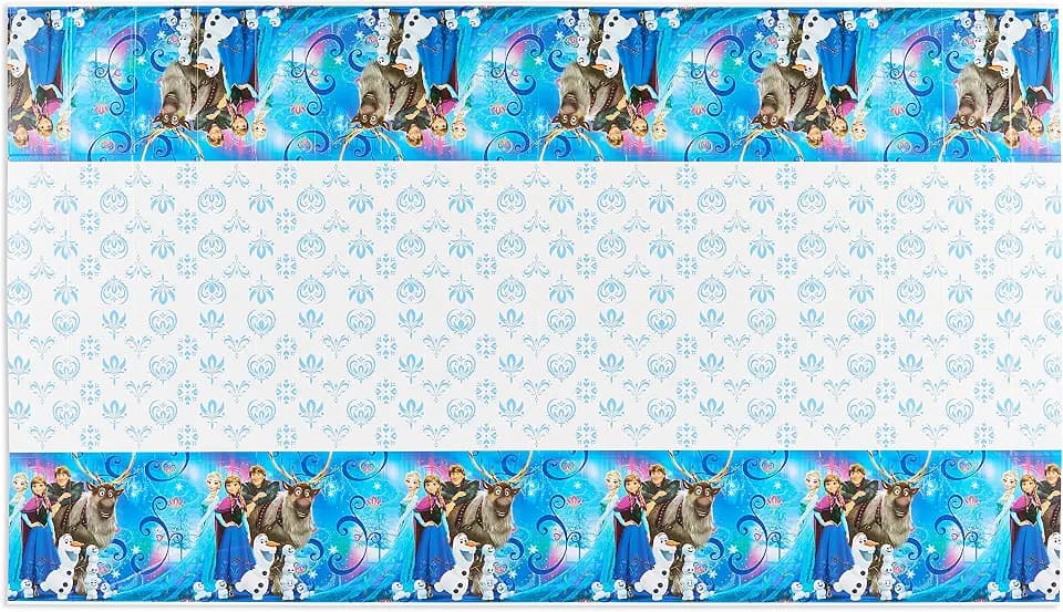 American Greetings Frozen Magic Plastic Table Cover, 54" x 96"