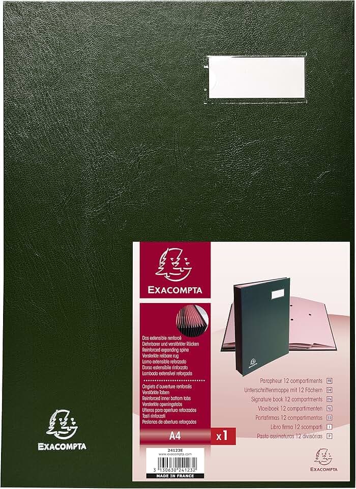 Exacompta Réf. 340006E Paquet 100 chemises semi rigides SUPER 160 g/m2 aux couleurs pastel chemises certifiées PEFC™ dimensions 24 x 32 cm pour formart A4 couleur bleu clair