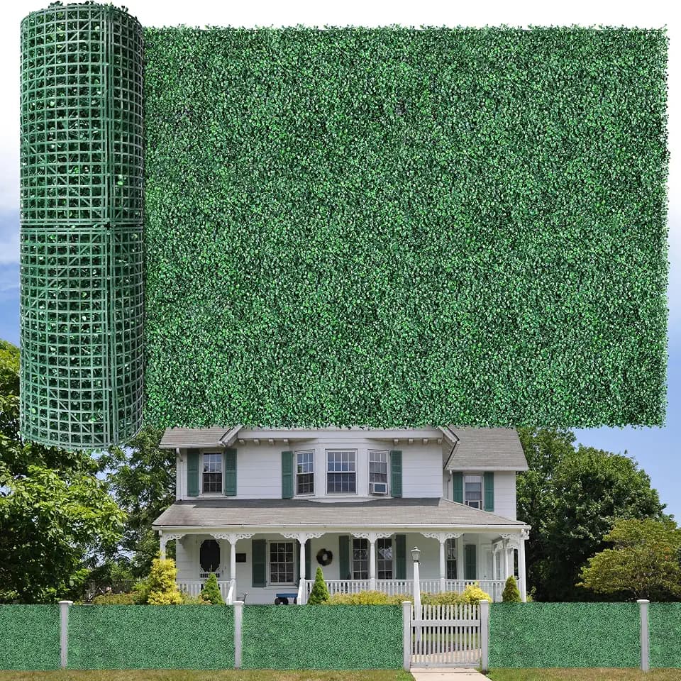 Sunnyglade 40"x120" Artificial Boxwood Roll Panels Privacy Fence Screen