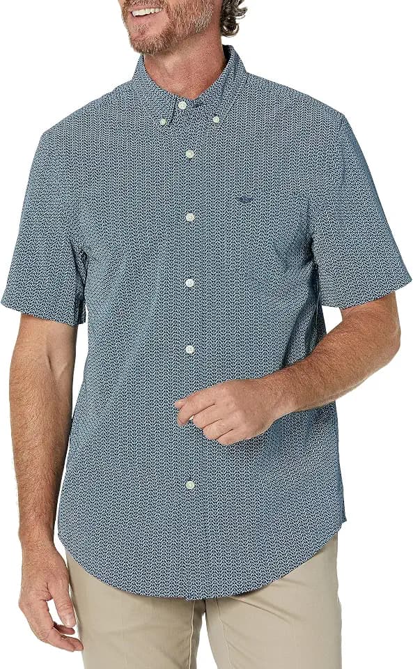 Dockers Men's Supreme Flex Long Sleeve Button Up Shirt