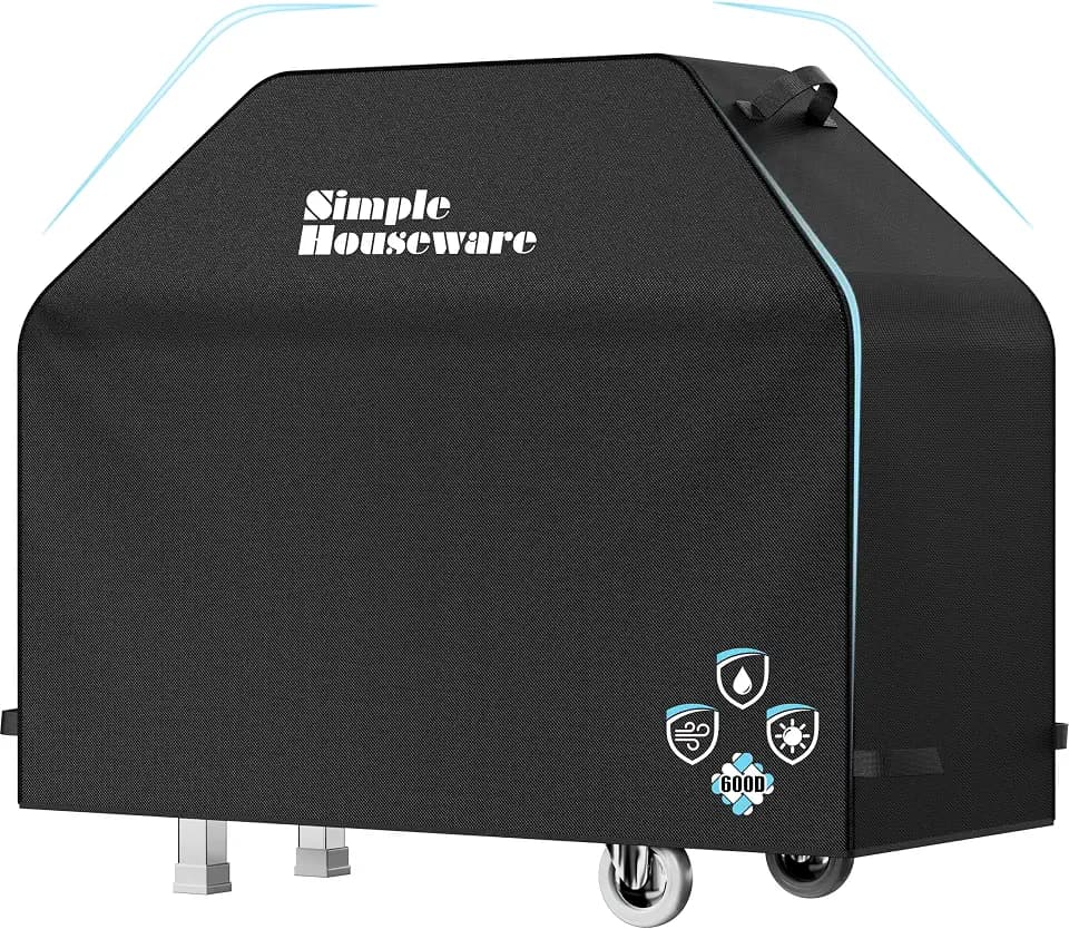 Simple Houseware 55 in. Heavy-Duty BBQ Gas Grill Cover, Waterproof