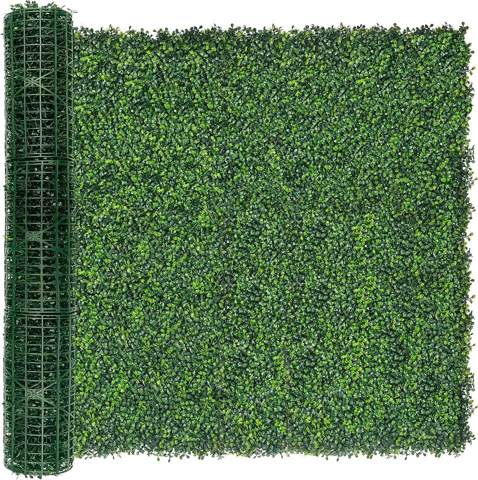 48"x128" (43 SQFT), Artificial Green Ivy Privacy Fence Screen Wall