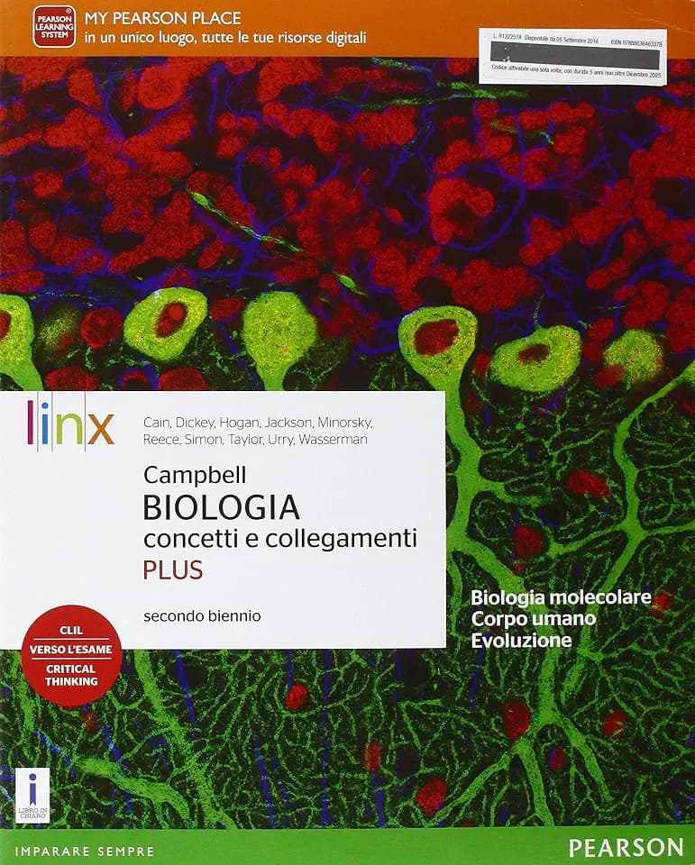 Campbell. Biologia. Concetti e collegamenti. Ediz. plus. Per il secondo biennio delle Scuole superiori. Con e-book. Con espansione online (Vol. 1)