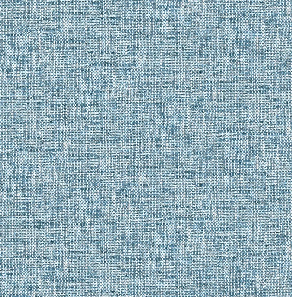 NuWallpaper NU2918 Navy Poplin Texture Peel & Stick Wallpaper, Blue