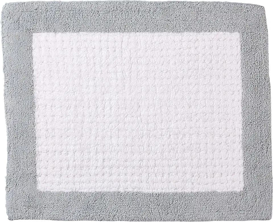 Spirella Textil Crispy Silver 55X65 1206966, Weiß, Estandar