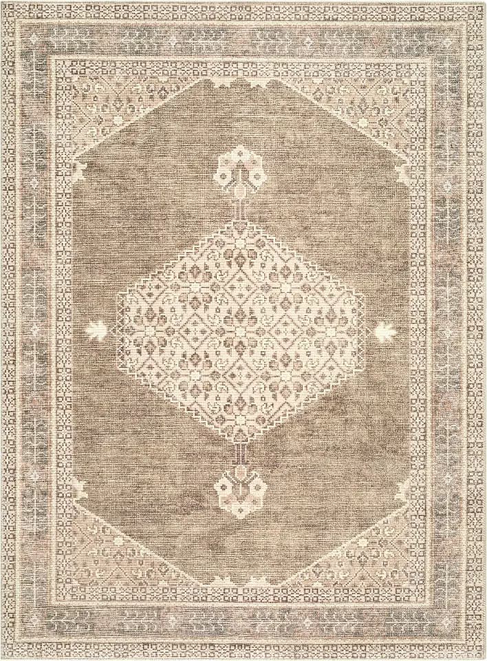 Livabliss x Becki Owens Lila Traditional Area Rug, 2'7" x 7'3", Light Brown