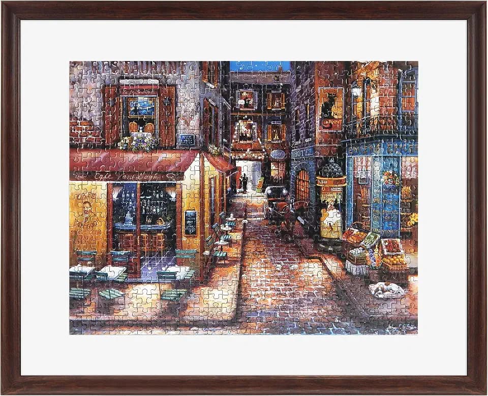 MCS Puzzle Frame, 24x30, Walnut, Wall-Mounted