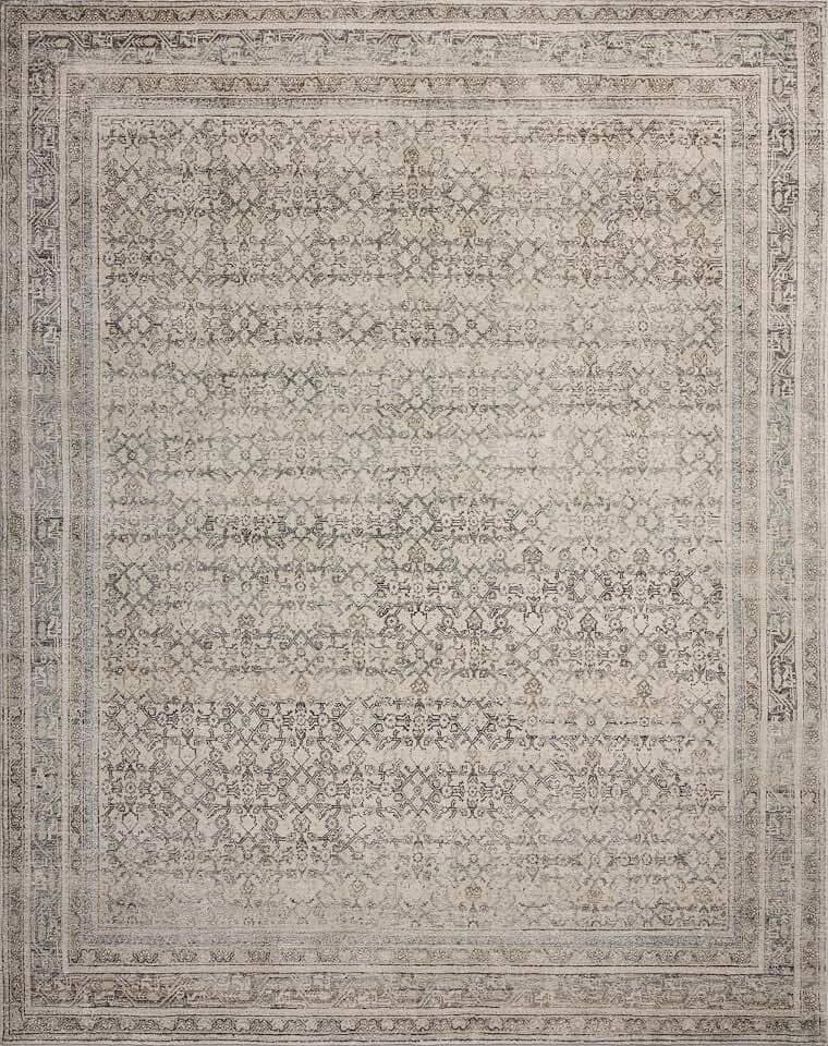 Loloi Margot Collection MAT-08 Ivory/Slate 2'-3" x 3'-9" Accent Rug