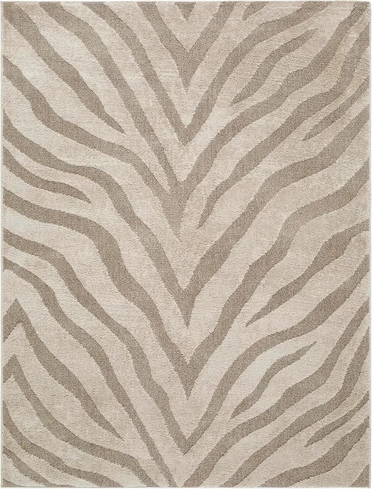 Livabliss x Rachel Zoe The Studio Edit Modern Area Rug, 2' x 2'11", Gray/Oatmeal