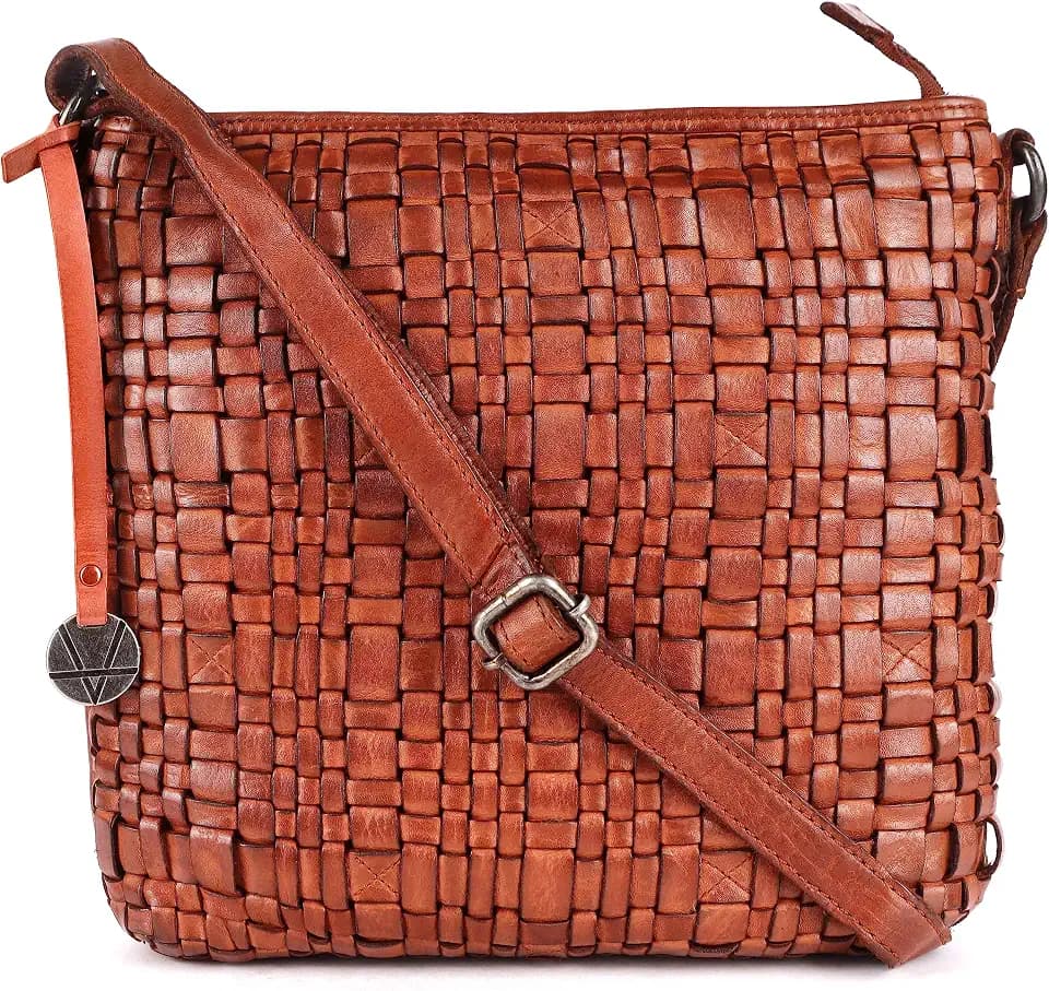 Genuine Leather Crossbody Sling Bag & Purse for Women