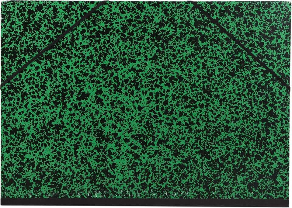 Clairefontaine 93243C Zeichenmappe Annonay B3+ Rücken 30mm Grün