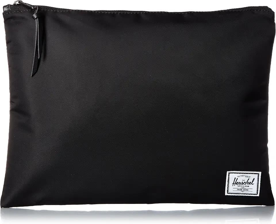 Herschel Network XL Black/Black Died Veggie Tan Leather