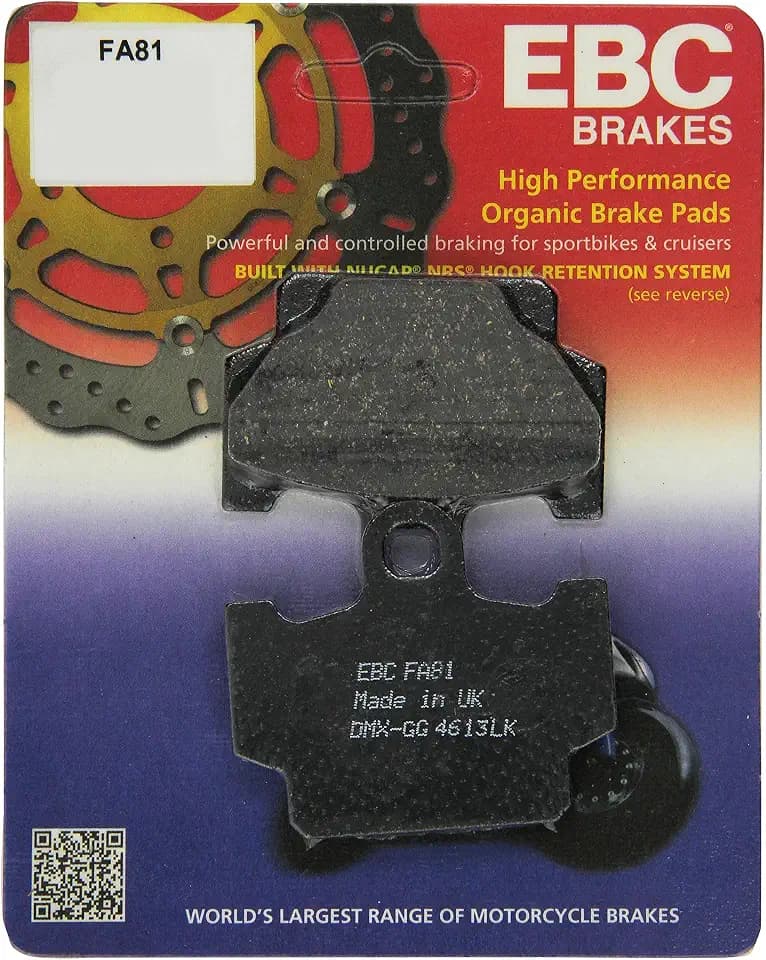 EBC Brakes FA81 Disc Brake Pad Set, Black, One-Size