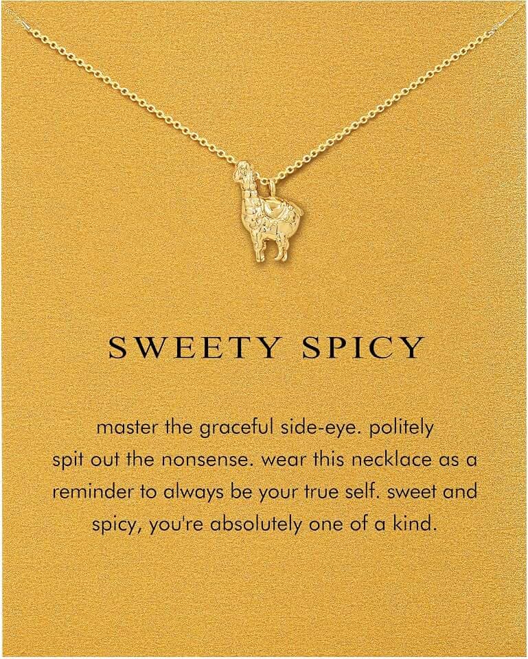 14K Golden Plated Pendant Necklaces for Women Teens Birthday Christmas