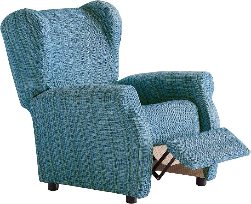 Martina Home Sesselhusse, elastisch Relax 32x42x8 cm blau