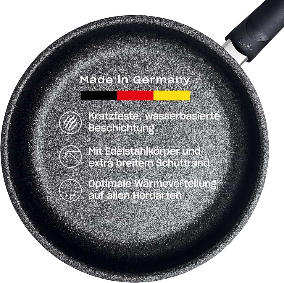 Fissler Adamant Premium/beschichtete Edelstahl-Pfanne (Ø 20 cm) Bratpfanne-antihaftend, kratzfest - Induktion