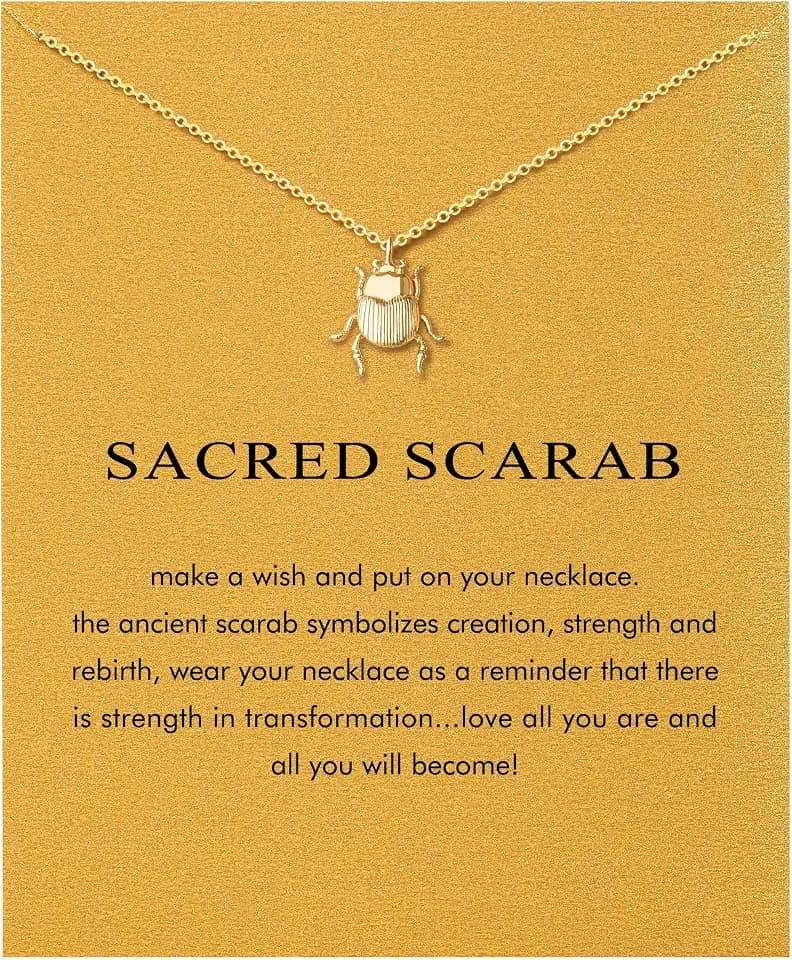 Baydurcan Dainty Gold Necklace for Women Ankh Mom Jesus Sun Star Necklace
