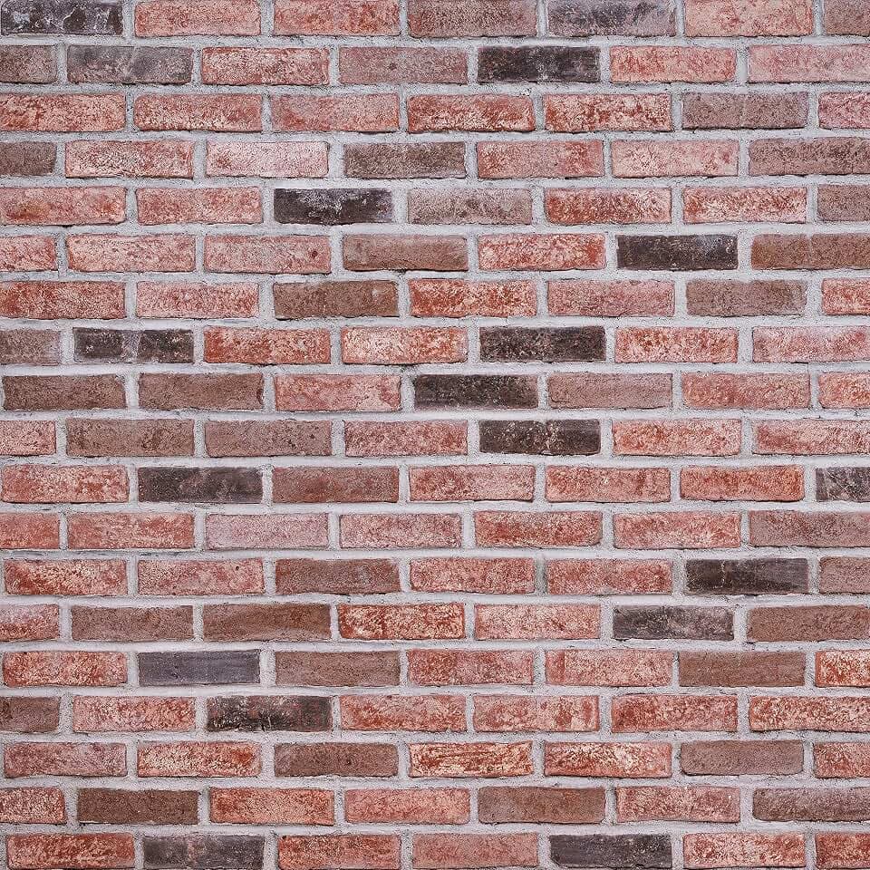 Ackland Terabrik Rustic Red Rouge 11 in. x 28 in. Clay Brick Mosaic Tile