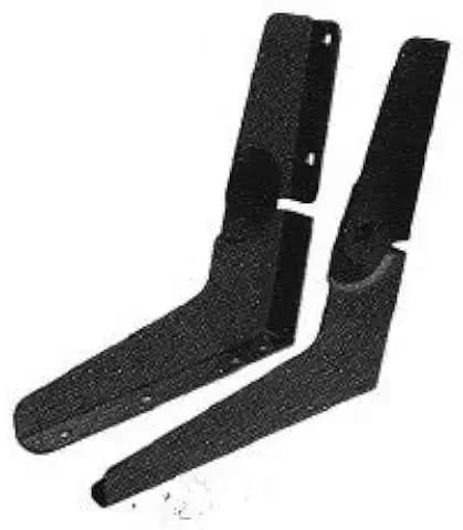 Wise 8WD13NPA Series Standard No-Pinch Seat Hinge Set - Black