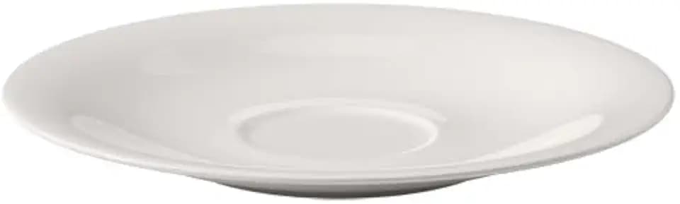 Villeroy & Boch New Cottage Breakfast Cup Saucer, Premium Porcelain, Made in Germany, 7.5 in, White
