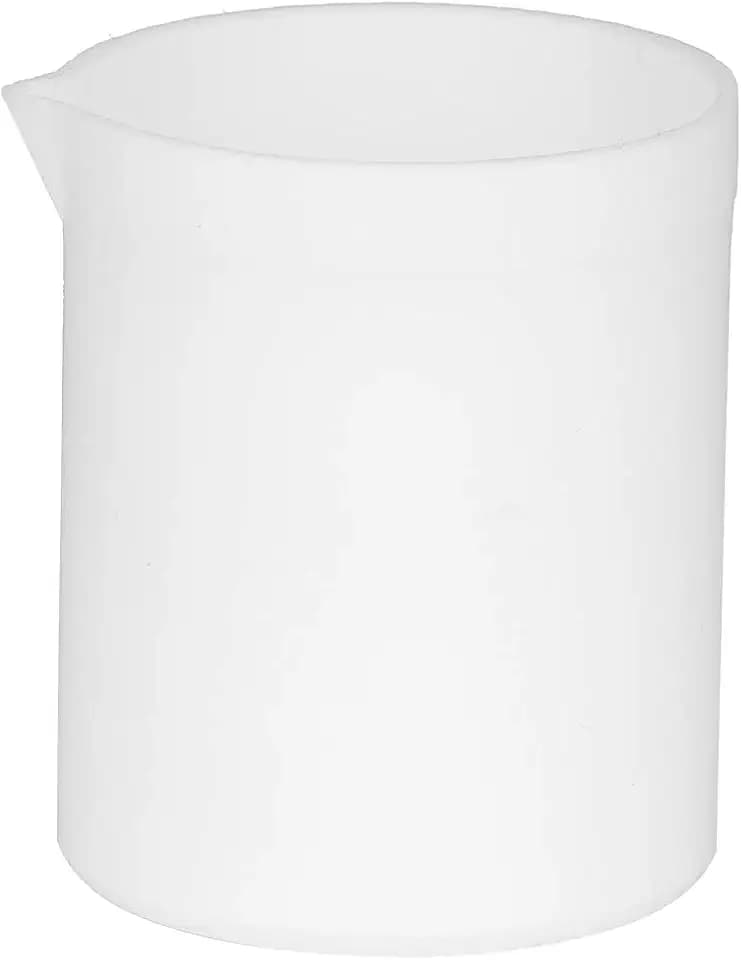 Beaker, PTFE Beaker and Alkali PTFE Beakers High Lubrication White Measuring Cup for Lab(250ml)