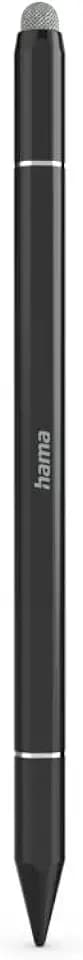 Hama 4in1-Eingabestift Disc Tip – Tabletstift mit Mesh-Spitze, mechanischer Spitze und Kugelschreiber, mit Neigungserkennung, Metallgehäuse, ohne Akku
