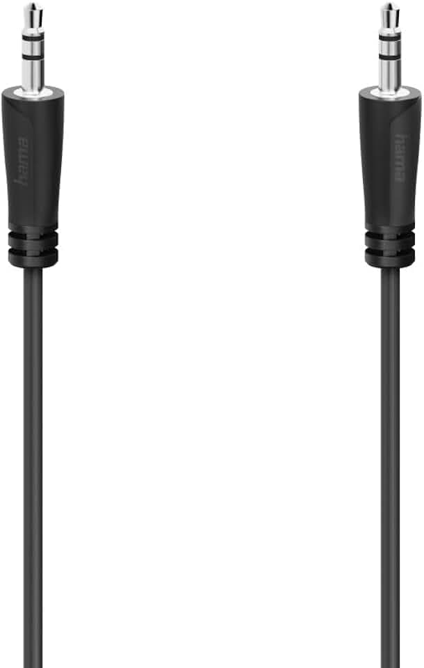 Hama Audio-Kabel, 3,5-mm-Klinken-St. - 3,5-mm-Klinken-St., Stereo, 1,5 m schwarz