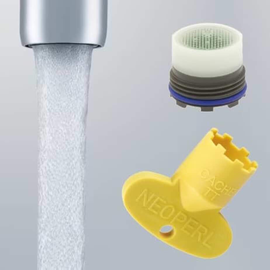 1.5 gpm Aerator Compatible Lahara Delta Faucet Kitchen # RP51345 Aerators Tom Thumb + Key Aerated Flow Replacement M16.5 Male Threaded