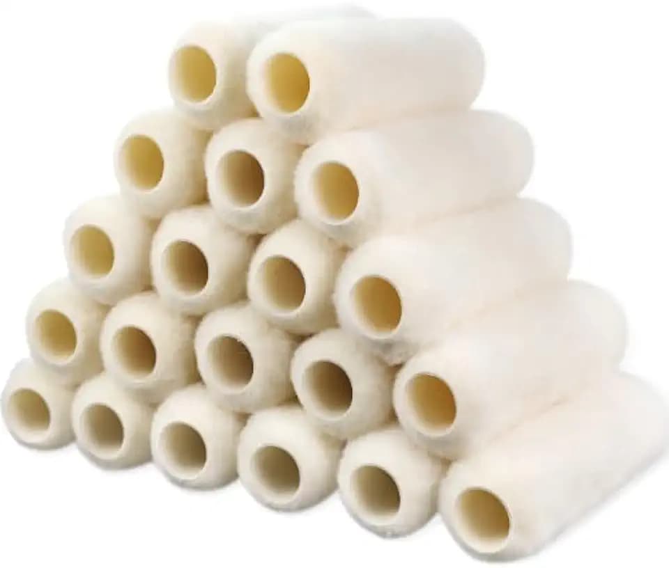 20pcs Paint Roller Covers 9 Inch x 3/4" Nap, High Capacity Lambswool Roller