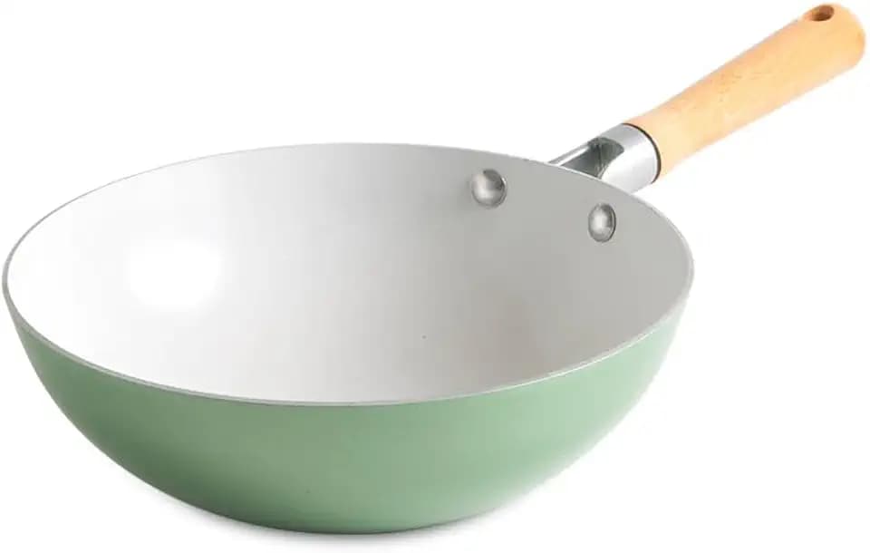 Nordic Ware Cardamom Ceramic Nonstick 10 Inch Wok