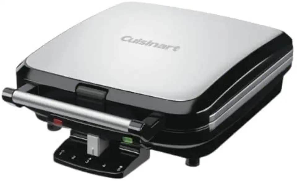 Cuisinart Belgian Waffle Maker, Stainless Steel, 4-Slice Square