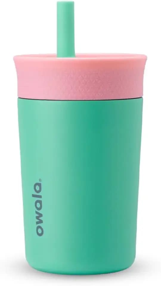 Owala Tumbler Kids Stainless Steel Water Bottle 12 oz Real Cool Fish