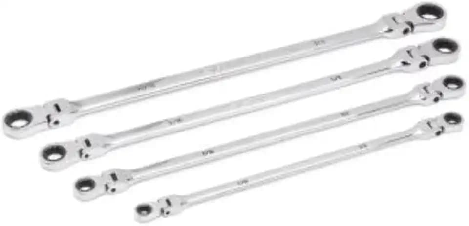 GEARWRENCH 4 Pc 90T SAE GearBox Double Flex Ratcheting Wrench Set | 86831