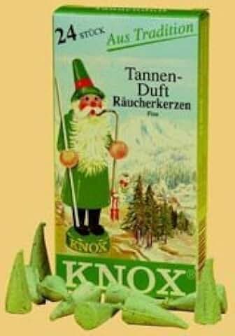 4 Boxes German Incense Cones -Pine Scent
