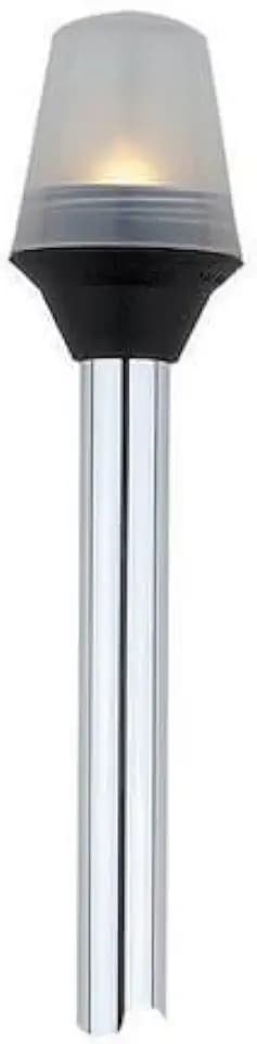 attwood Incandescent All-Round Frosted Globe Pole Light, Marine Navigation Light, White, 24 Inch Length, 5100-24-1
