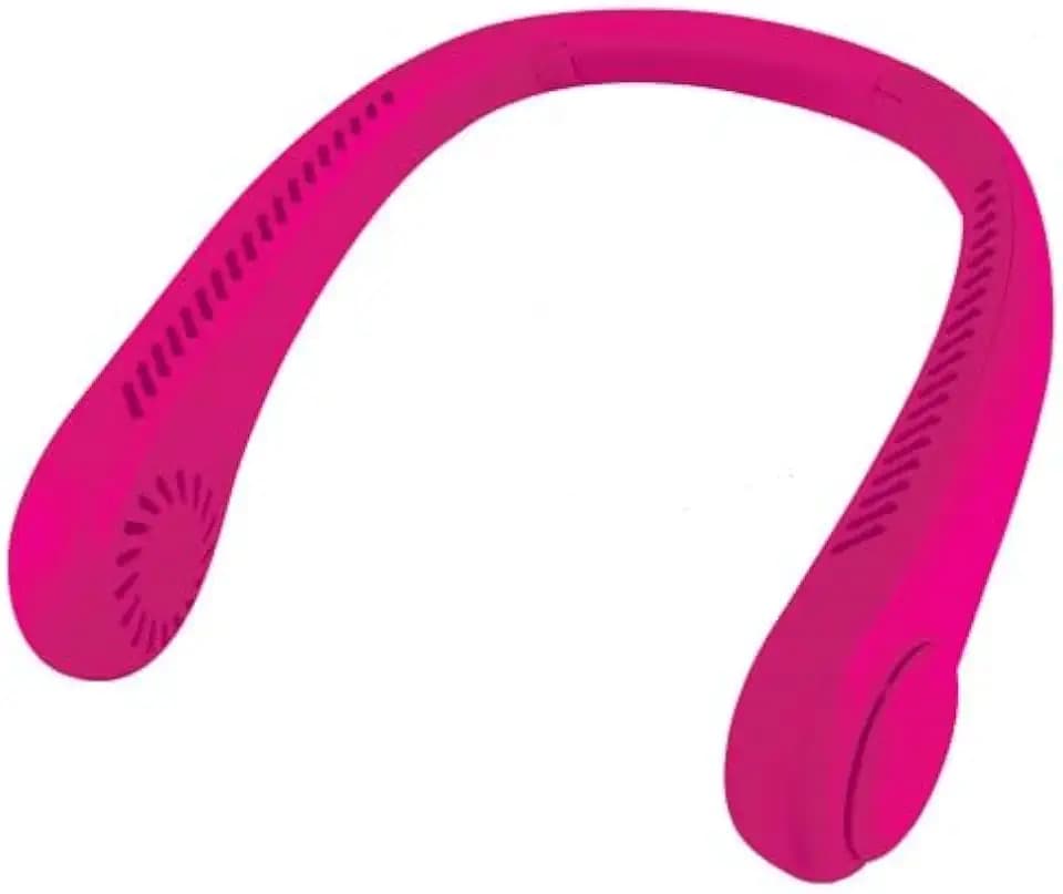 Paris Hilton - Rechargeable Neck Fan with LED Light and 3 Cooling Speeds