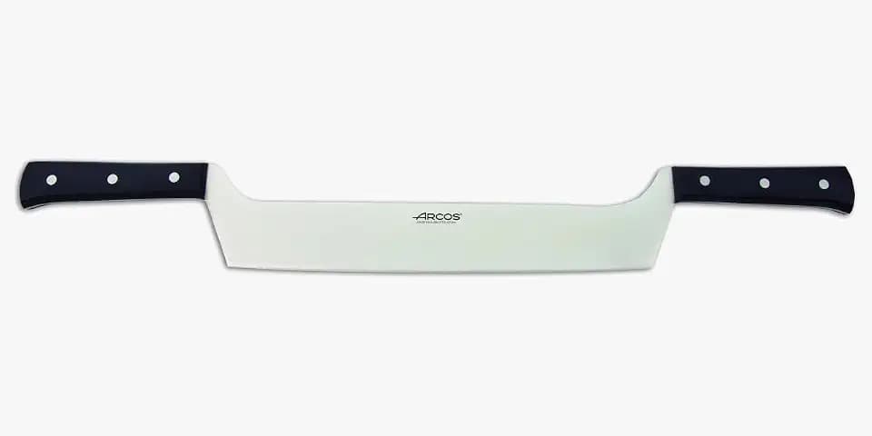 Arcos Universal Käsemesser Edelstahl 290 mm | Spülmaschinenfestes, professionelles Käsemesser aus rostfreiem Stahl mit praktischen 2 POM-Griffen. Serie Universal. Schwarz.