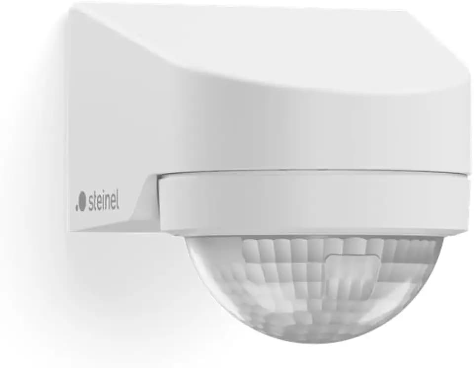 Steinel MD IR N270 Weiß – Smarter 270° Bewegungsmelder für Wandmontage | Erweiterter Erfassungsbereich & App-Steuerung via Bluetooth Mesh| Perfekt für Fassaden & Hausecken
