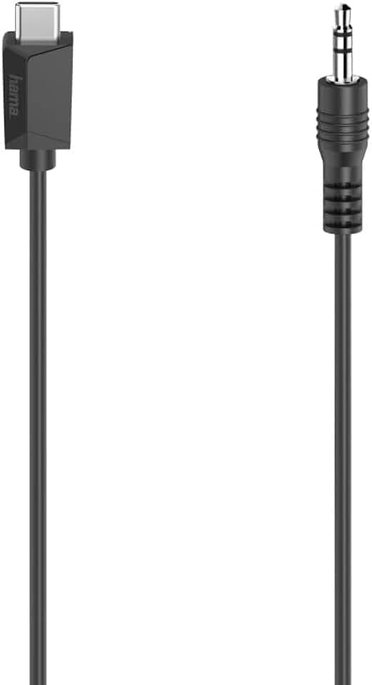 Hama Audio-Kabel, USB-C-Stecker - 3,5-mm-Klinken-Stecker, Stereo, 0,75 m
