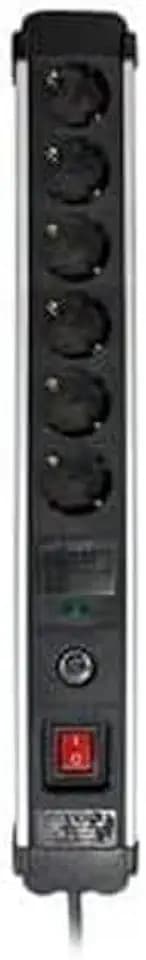 SIMON Brico ExtraPower – Base/S 6 nimmt 1,5 m 3 G1,5 grau/schwarz Fajin