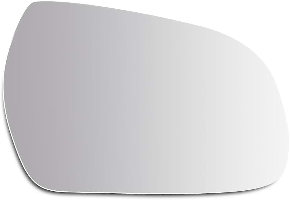SENZEAL Spiegelglas Rechts Beifahrerseite Beheizbar mit Trägerplatte für Audi A3 8P A4 8K B8 A5 8T 8K0857536F Außenspiegel Glas Ersatz (Rechts)