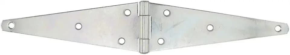 National Hardware Heavy Duty Strap Hinge, 10 in, Steel, Zinc Plated