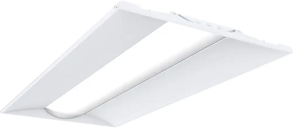 Lithonia Lighting 2x4 LED Troffer Light, Adjustable Lumens, 3-in-1 CCT